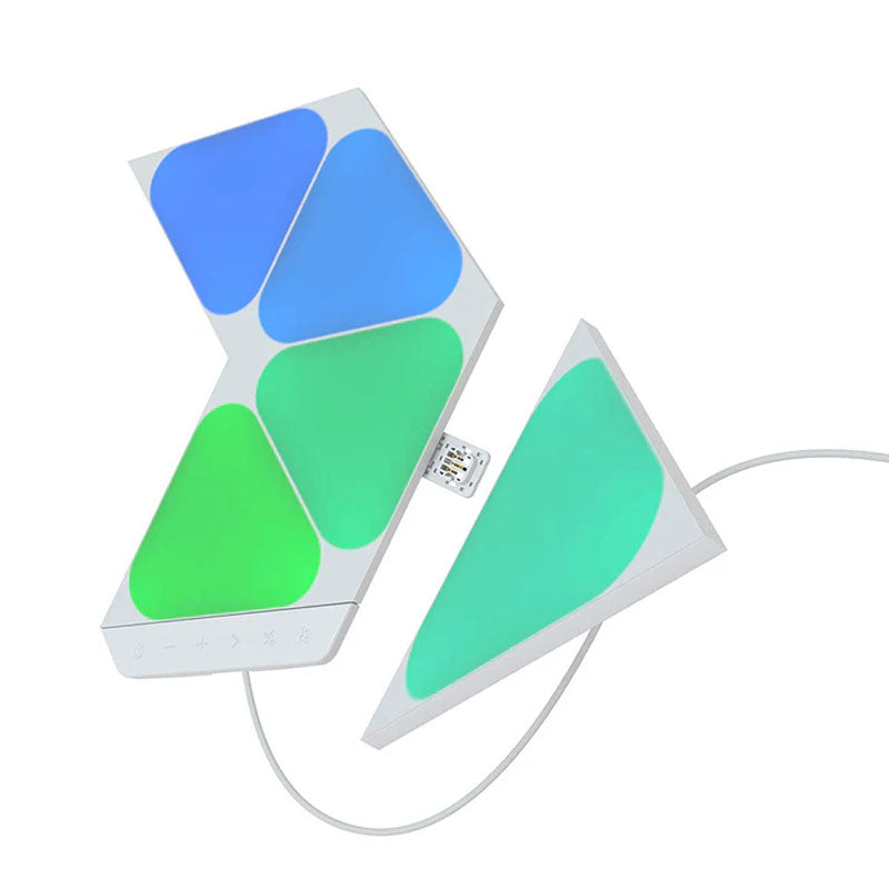 نانوليف,لوحة إضاءة Shapes Mini Triangles (5 لوحات)، NL48-5002TW-5PK، متعددة الألوان نانوليف,لوحة إضاءة Shapes Mini Triangles (5 لوحات)، NL48-5002TW-5PK، متعددة الألوان
